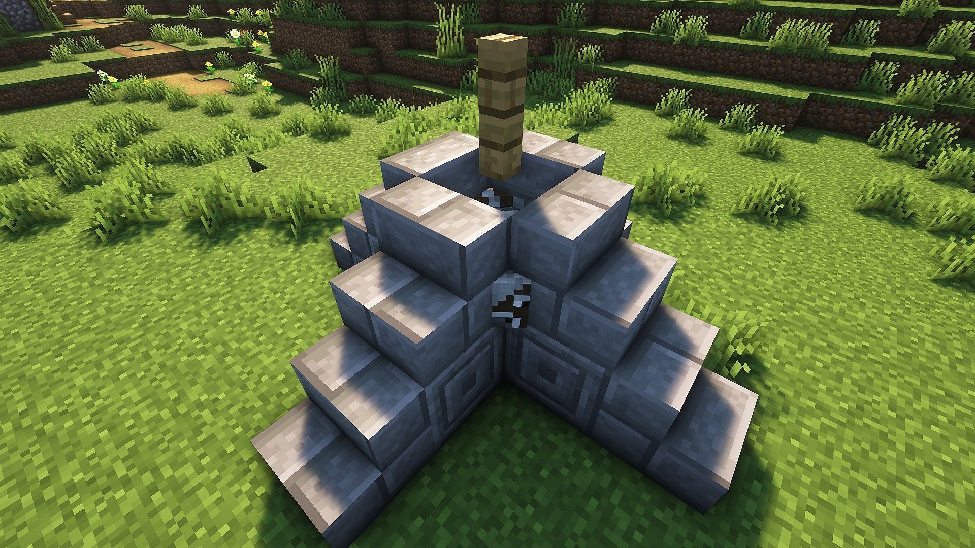 A cow crusher in Minecraft (Image via Mojang)