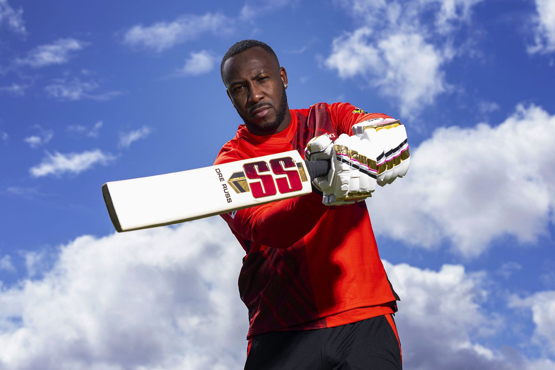 Andre Russell plays for the Melbourne Renegades in the BBL