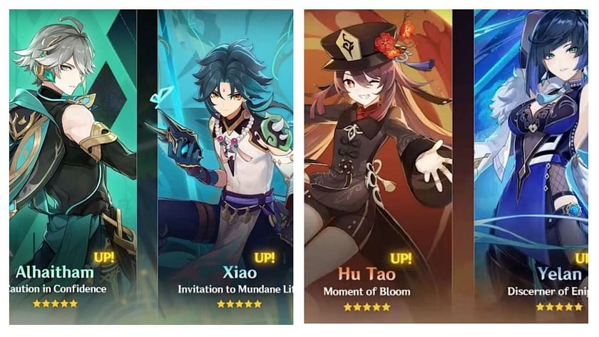 Hu Tao Rerun Banner Release Date and 4-Star Characters for 4.1