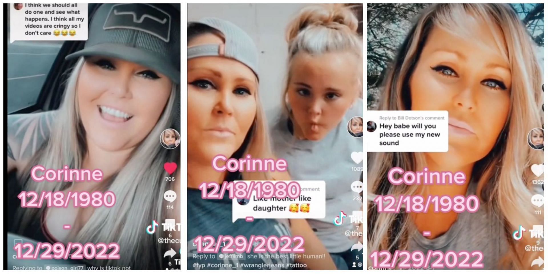 Popular TikToker Corinne passed away at the age of 42. (Image via thecurlyq/ TikTok)