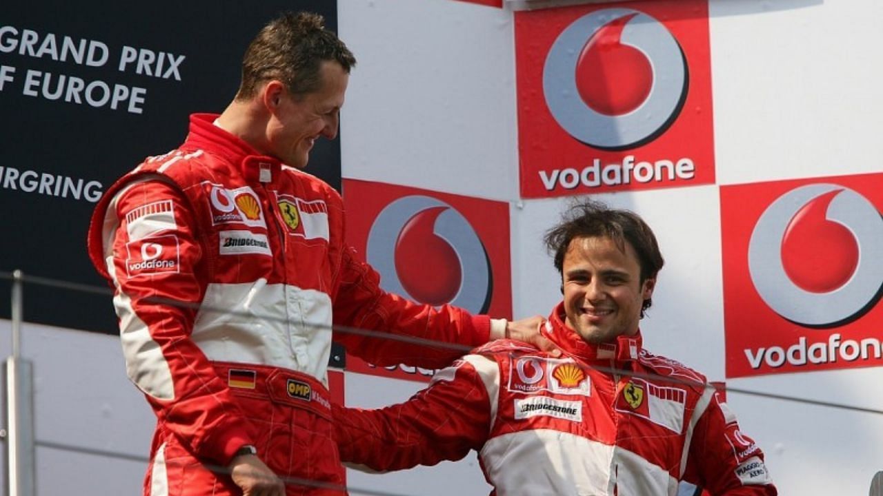 Michael Schumacher and Felipe Massa teamed up in 2006