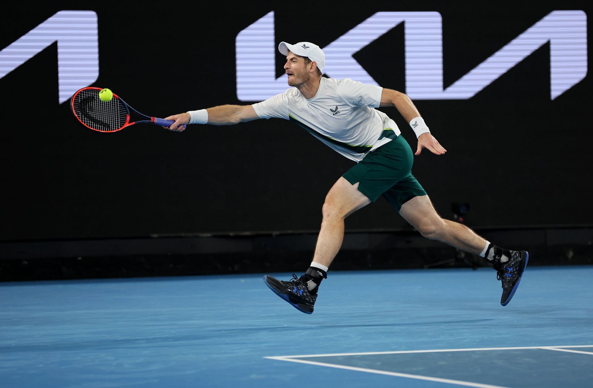 Andy Murray at the 2023 Australian Open - Day 4