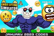 Roblox Emoji Lifting Simulator Codes For January 2023 Free Items