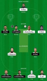 Dream11 Team for Darsait Titans vs Qurum Thunders - Oman D20 2023.