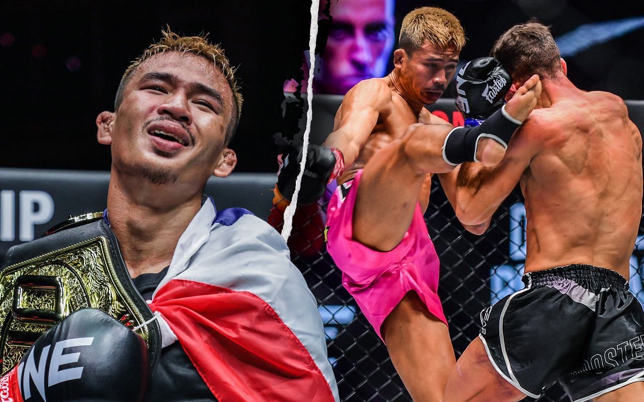 Superlek Kiatmoo9 claims the vacant ONE flyweight kickboxing world championship after his victory over Daniel Puertas.