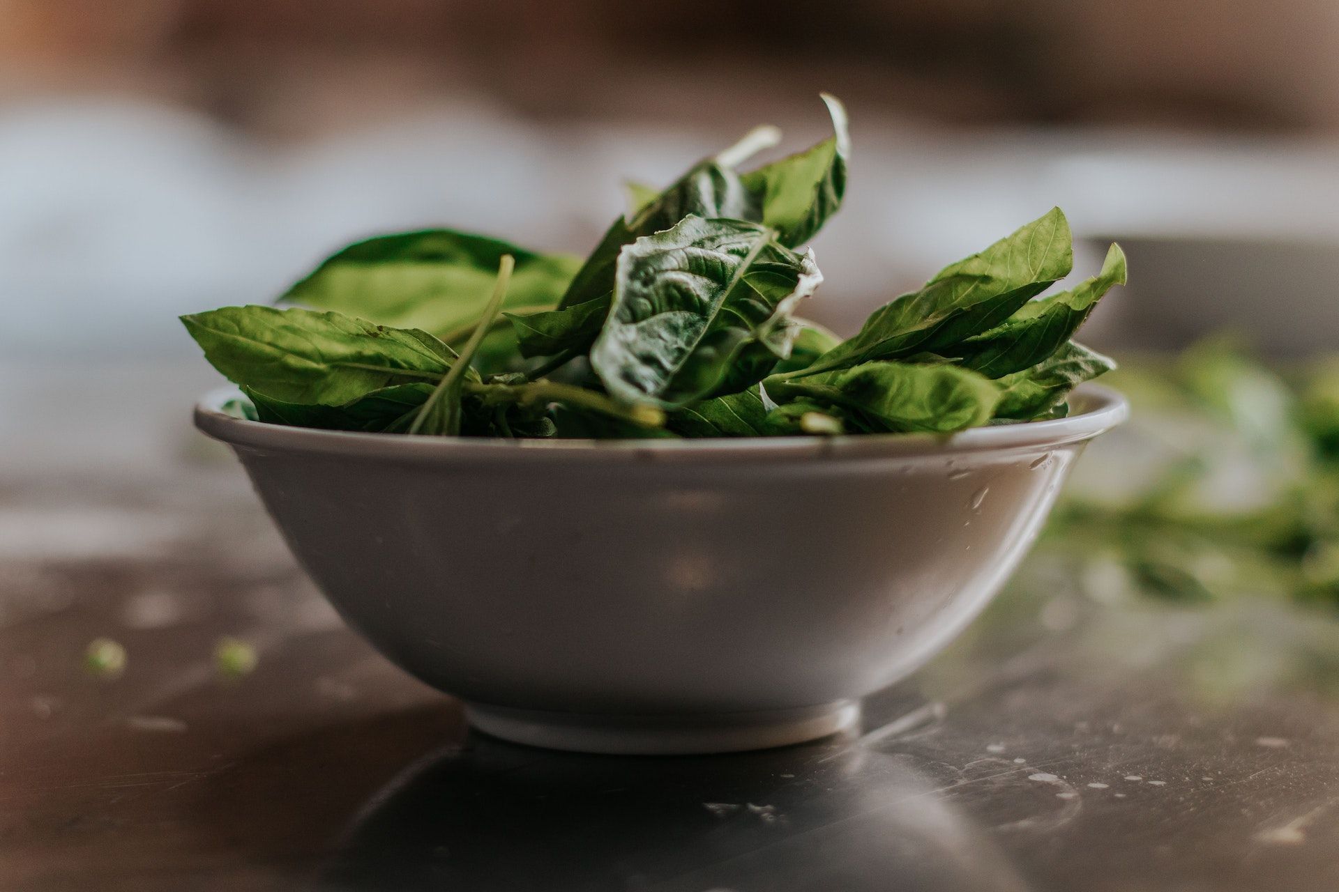 Spinach is a good source of biotin. (Photo via Pexels/Rodolfo Quiros)