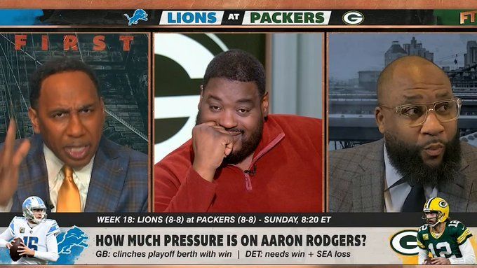 Stephen A. SOUNDS OFF on Aaron Rodgers for getting eliminated by