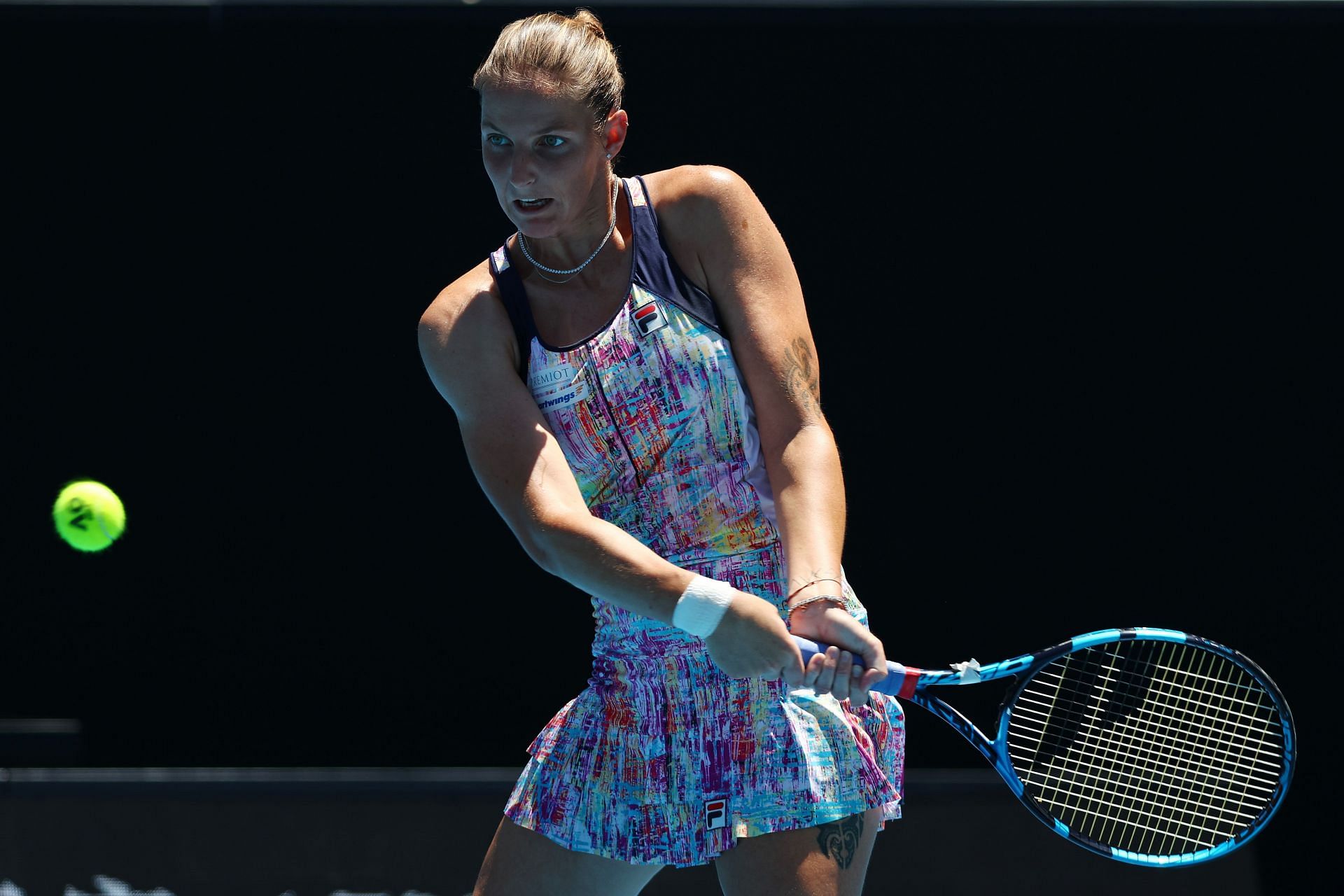 Karolina Pliskova at the 2023 Australian Open - Day 8