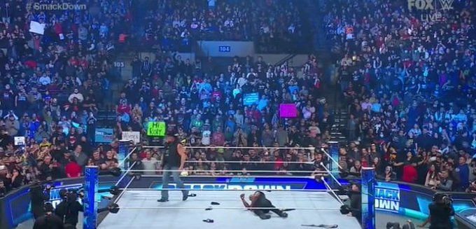 WWE SmackDown: Brock Lesnar makes surprise appearance on SmackDown and ...