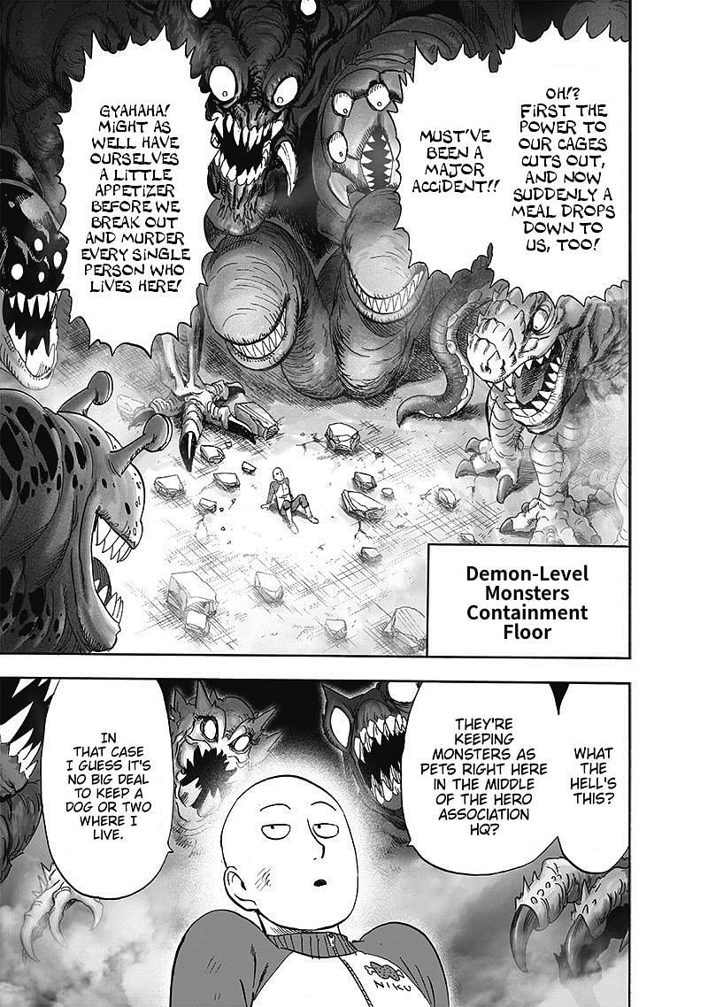 One punch man manga 216, Los monstruos restantes