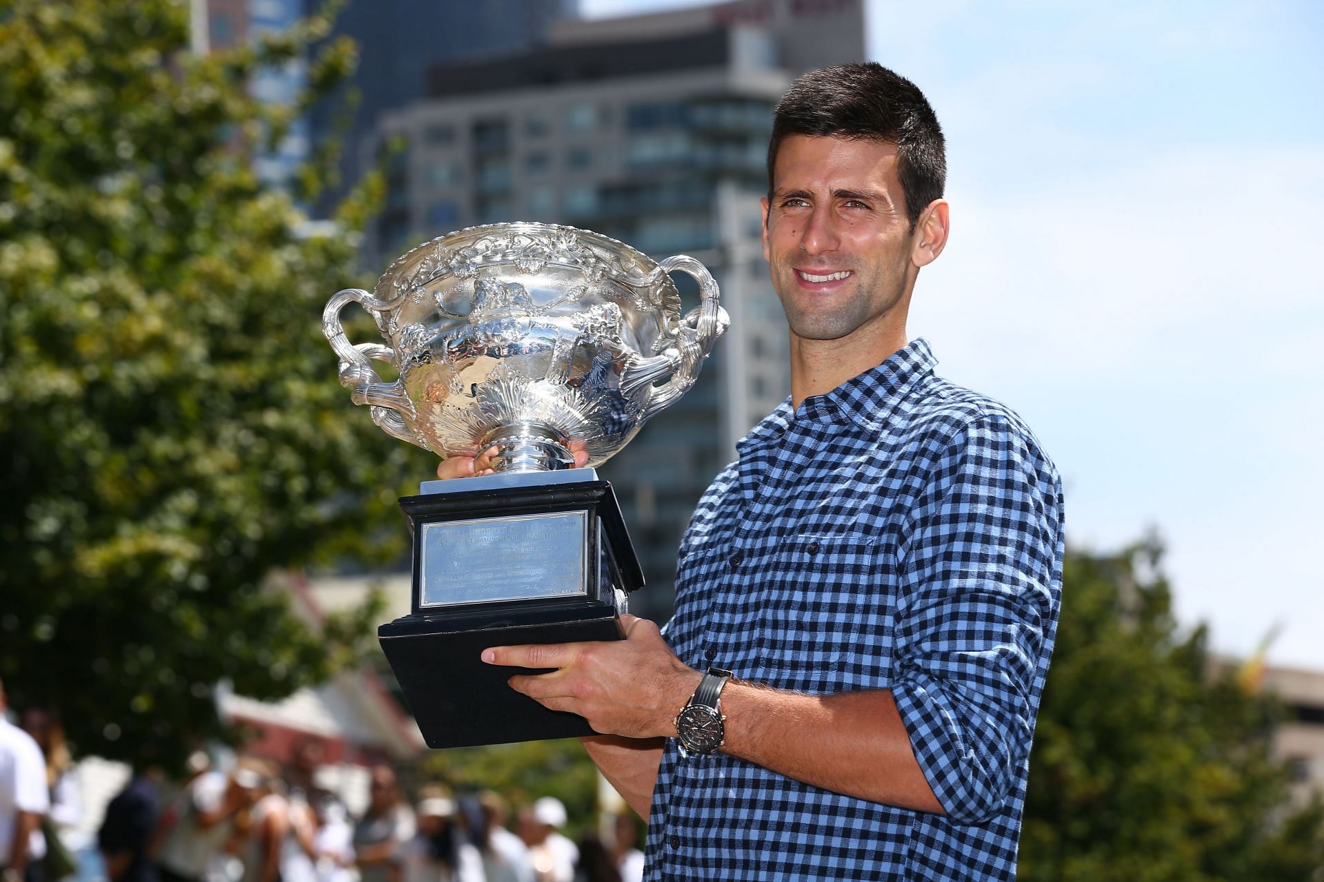 Australian Open 2015 - Men's Champion Photocall