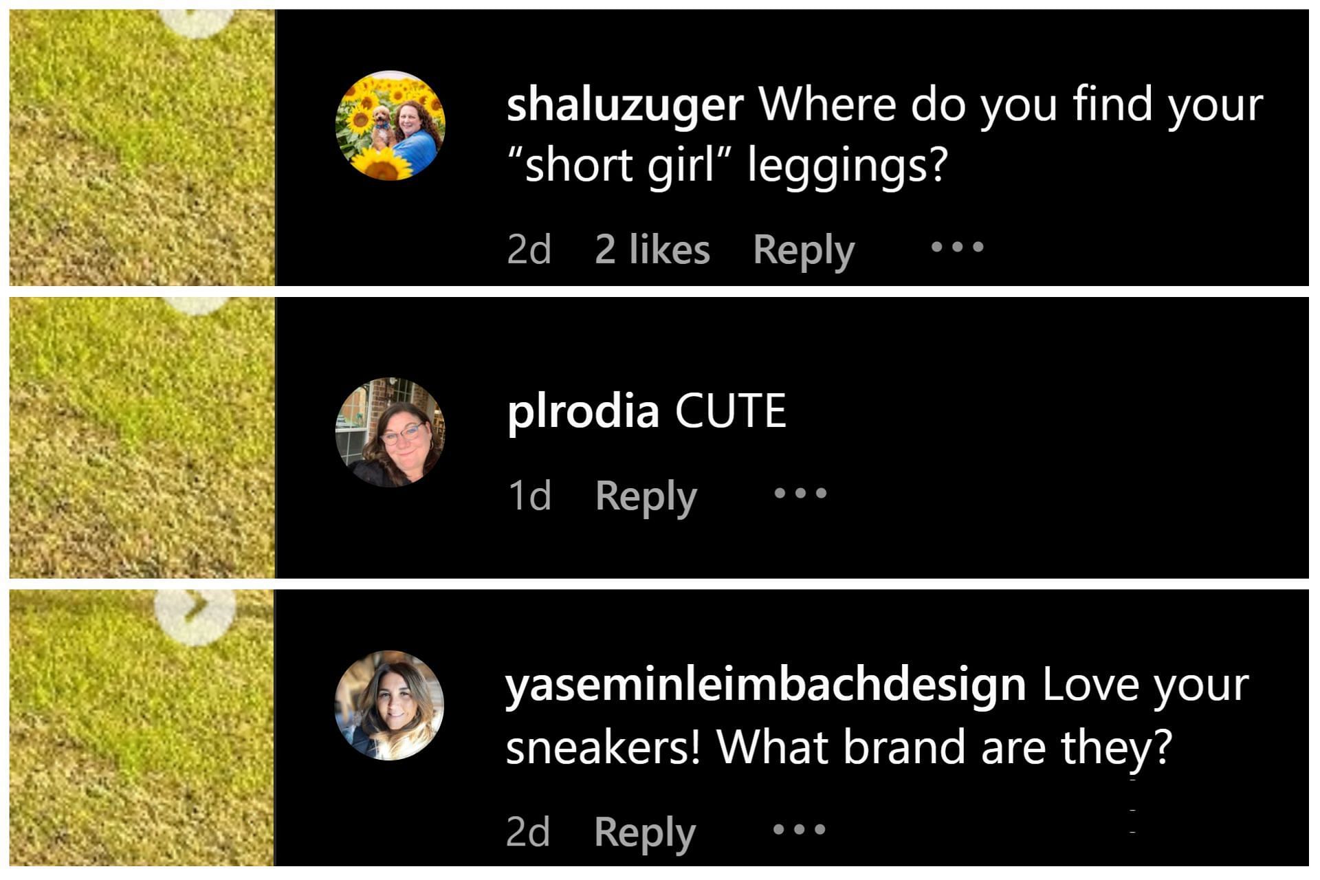 Fans express their love for Biles&#039; outfit in the comments section of a recent Instagram post on Simone Biles&#039; profile (Image via Instagram/@simonebiles)
