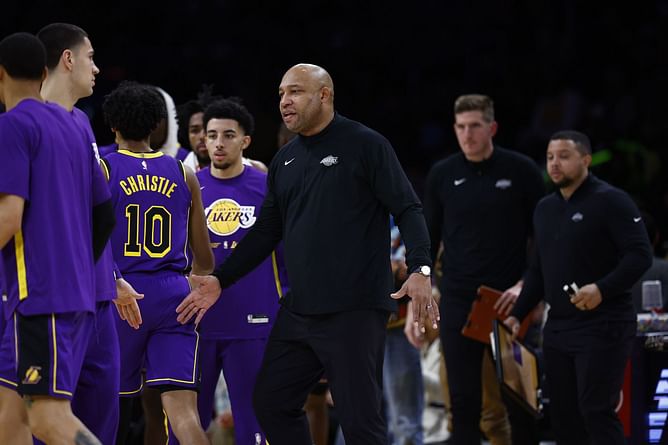 Darvin Ham reveals his pep talk to LA Lakers players at halftime in comeback win over Portland: "How many times do we have to watch this movie"