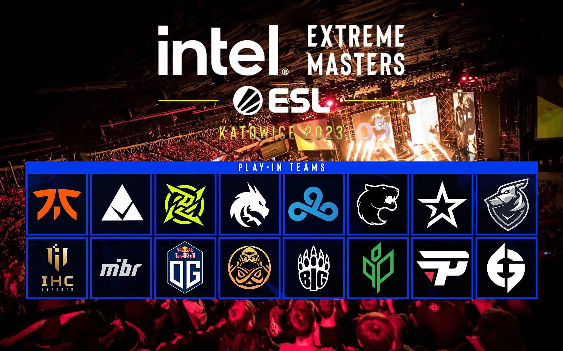 CSGO IEM Katowice 2023 PlayIn All teams, schedule, where to watch