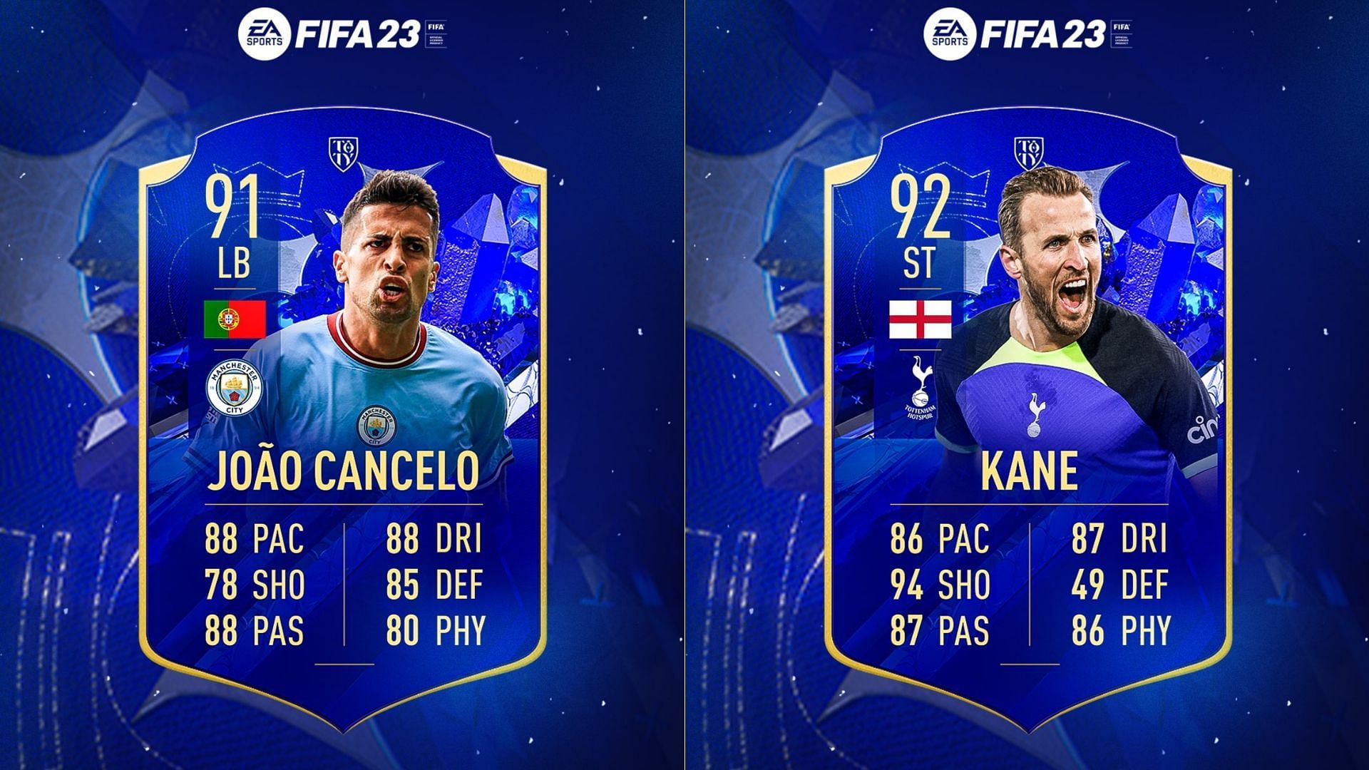 FIFA 23 leaks hint at Harry Kane and Joao Cancelo TOTY Honorable Mentions  card coming to Ultimate Team