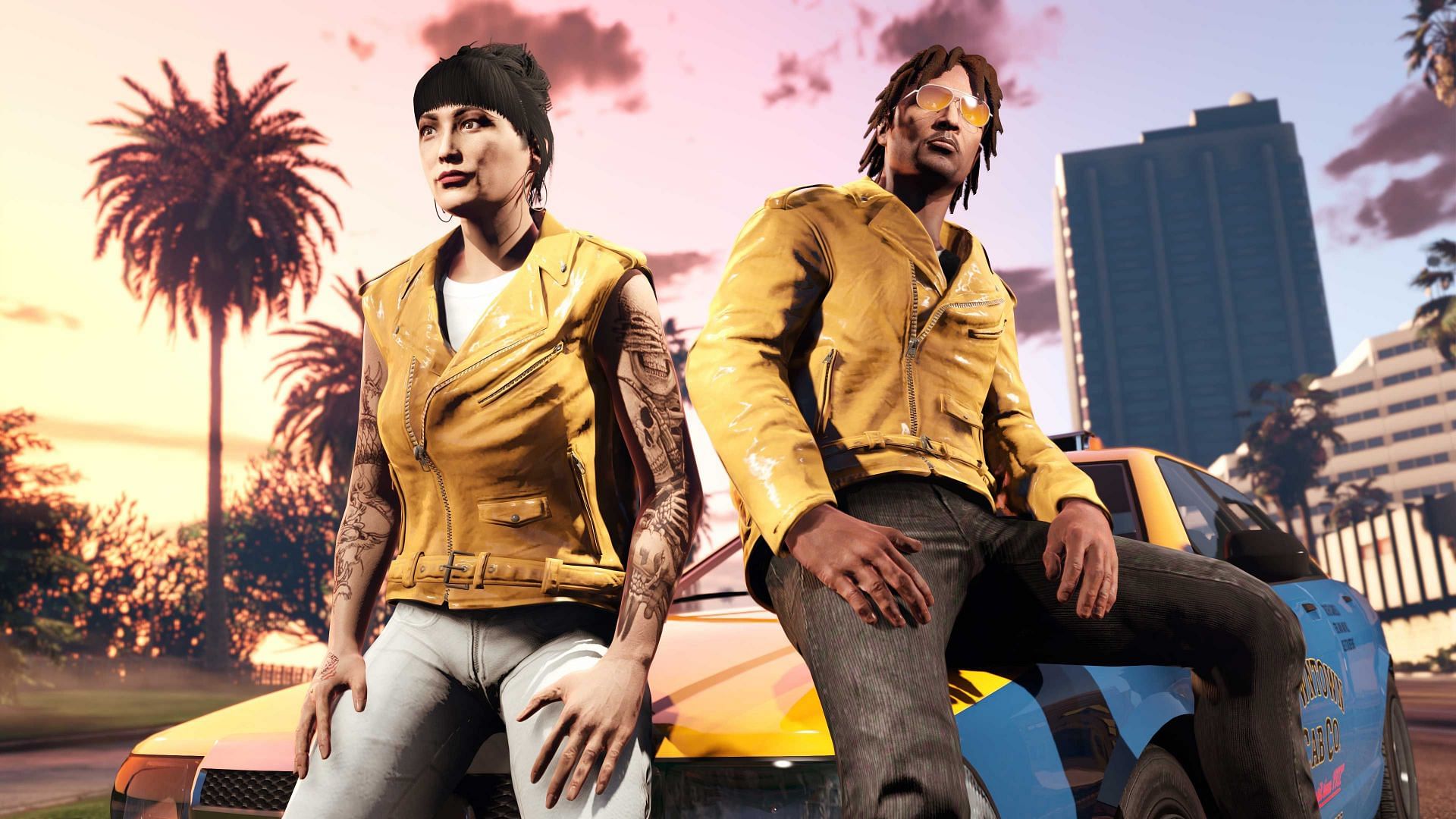 The cut jacket on the left (Image via Rockstar Games)