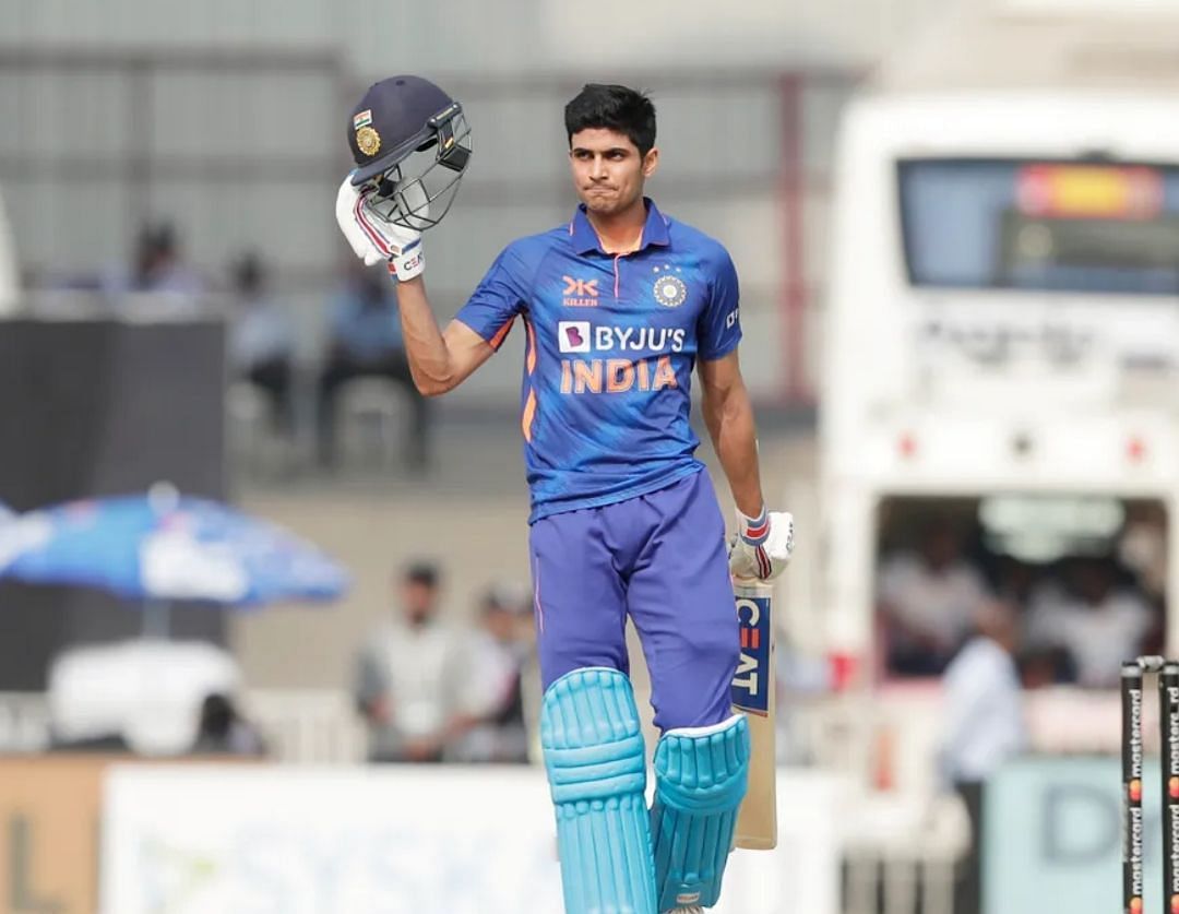 Shubman Gill scored his maiden ODI hundred on Sunday [Pic Credit: BCCI]