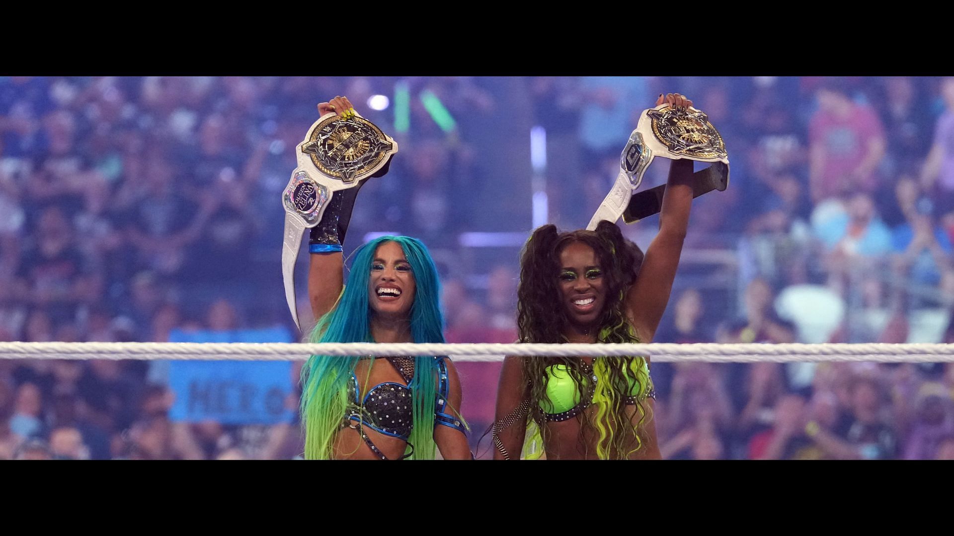 Sasha Banks and Naomi were last seen in WWE as the Women