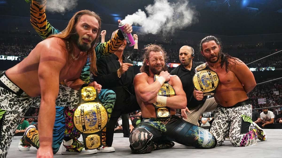 Kenny Omega and The Young Bucks are one win away from regaining the trios titles
