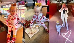 Brittany Mahomes shares adorable pics of daughter Sterling Skye in Patrick Mahomes-themed onesie and Air Jordan 1s for Chiefs' game vs. Broncos