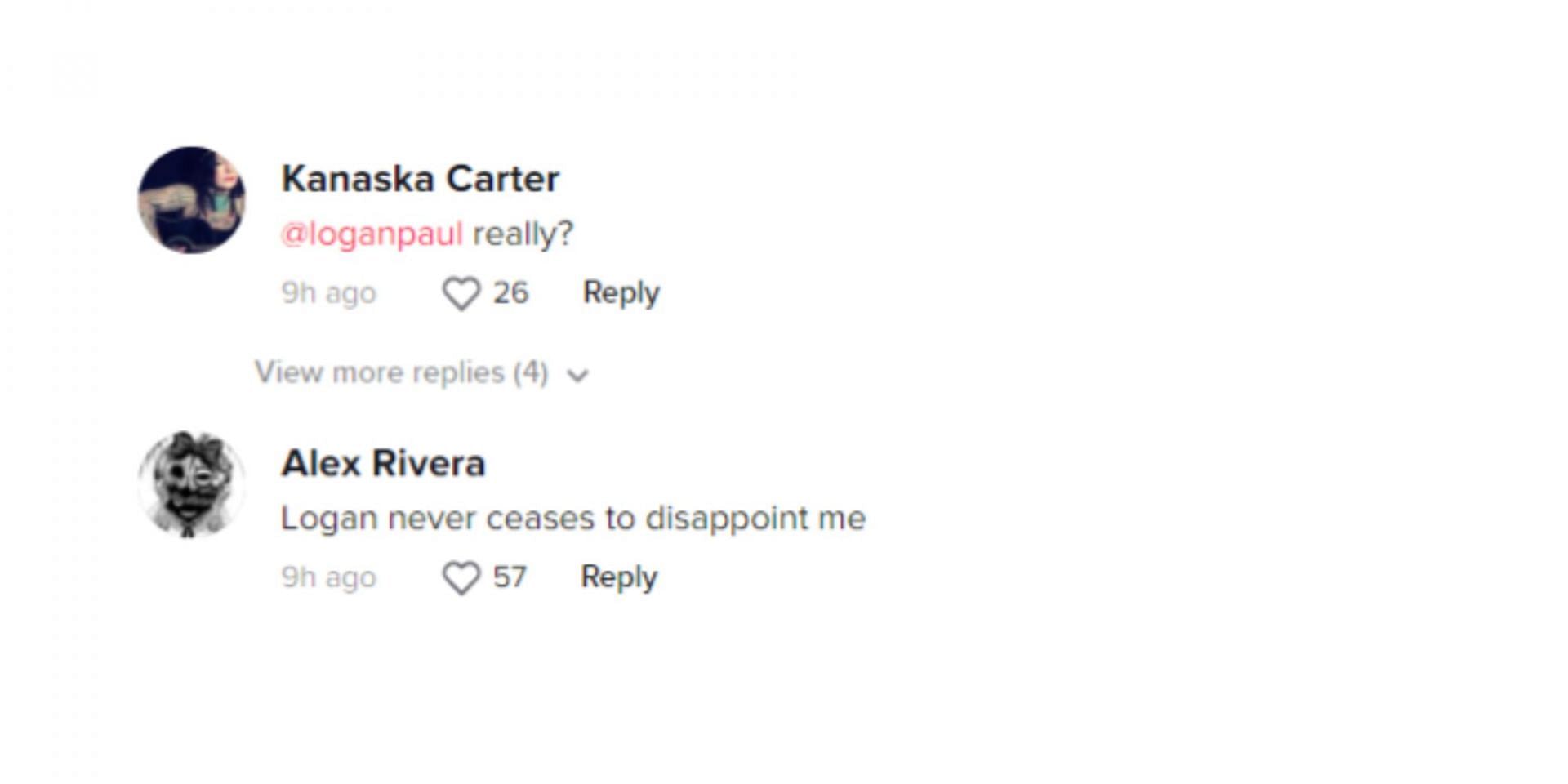 Screenshot of TikTok users commenting on Gentle Barn&#039;s video (Image via TikTok)