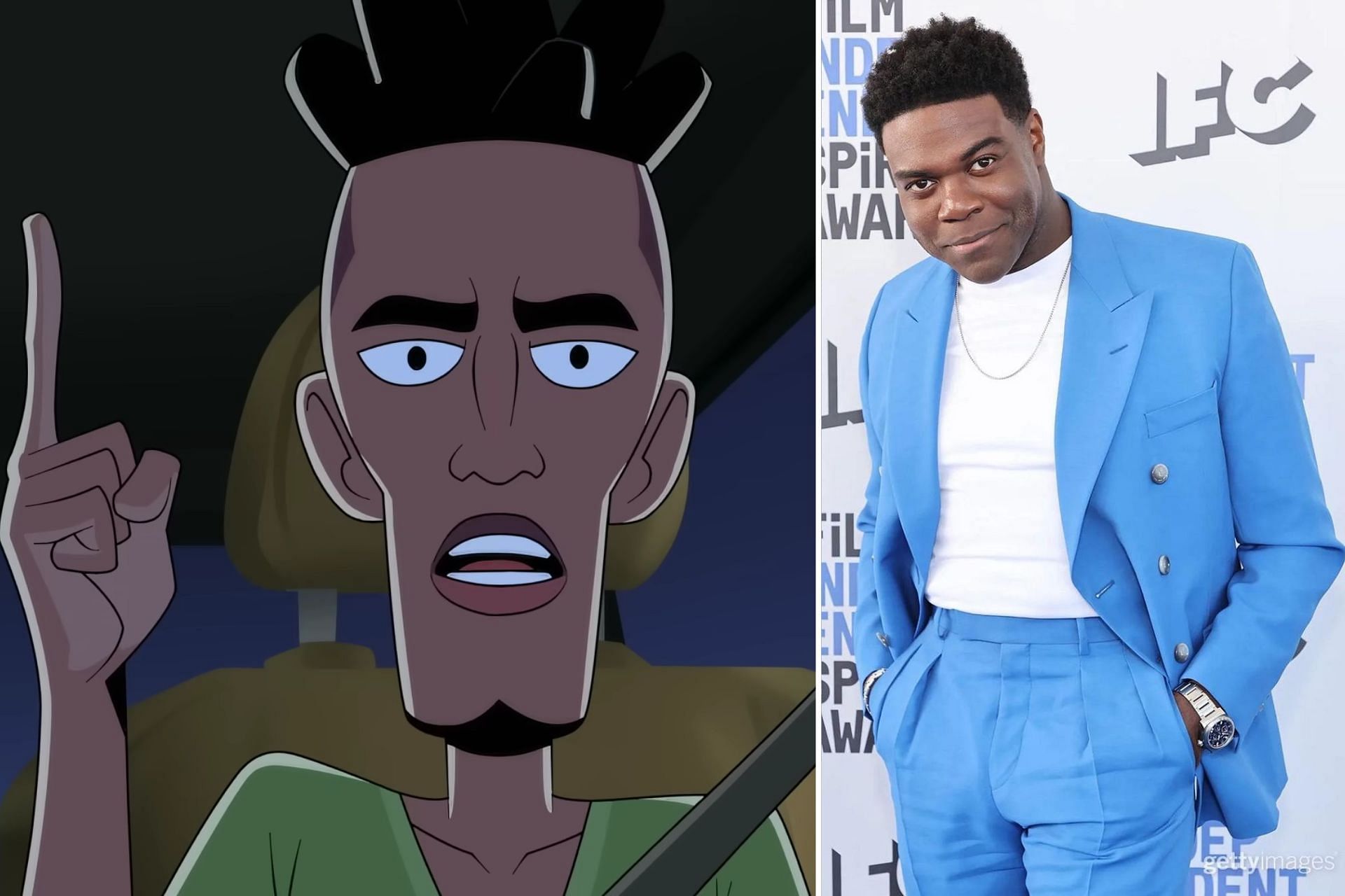 Shaggy is played by Sam Richardson in Velma (Image via HBO and Instagram) 