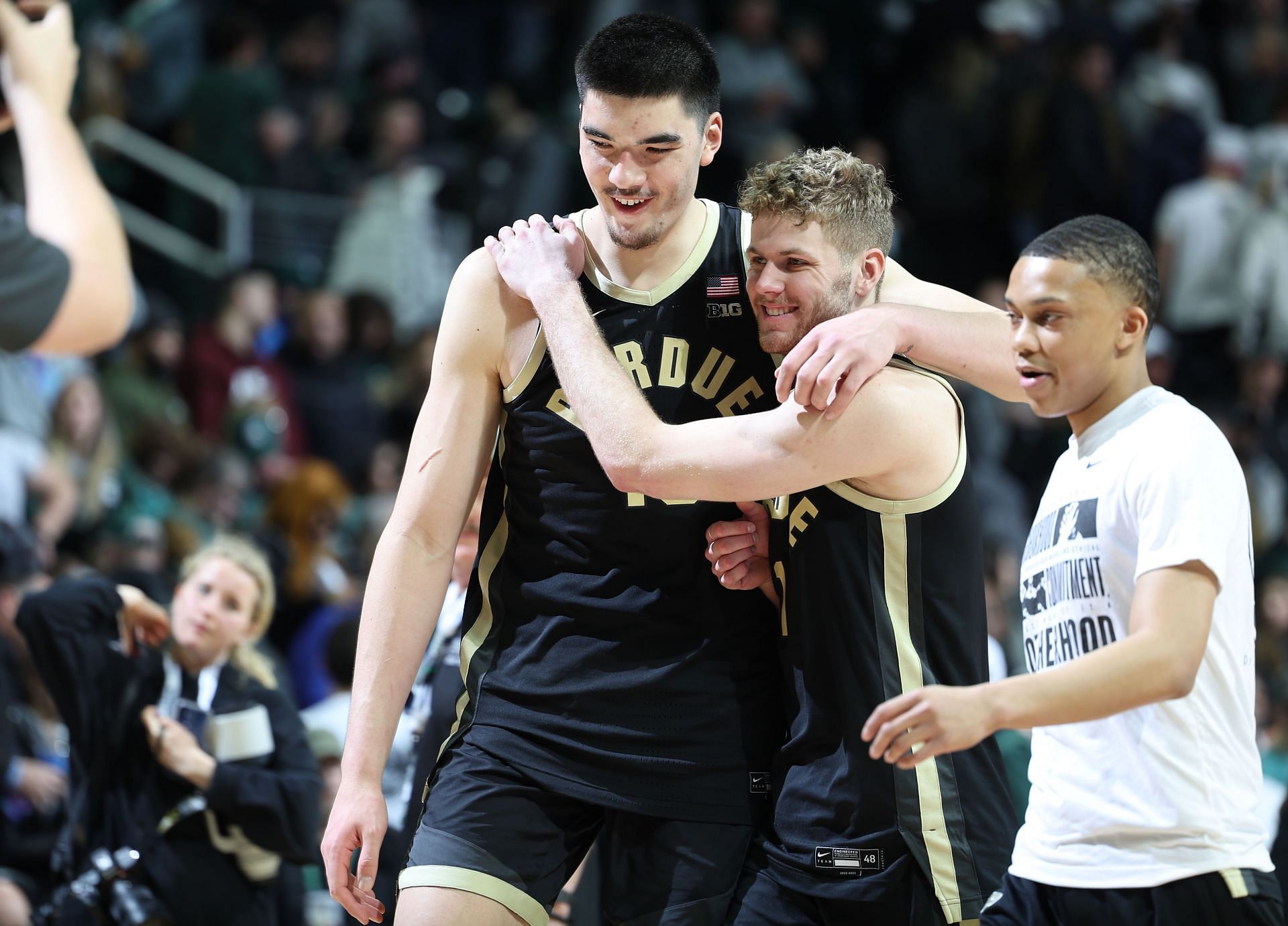 Purdue big man Zach Edey against Michigan State