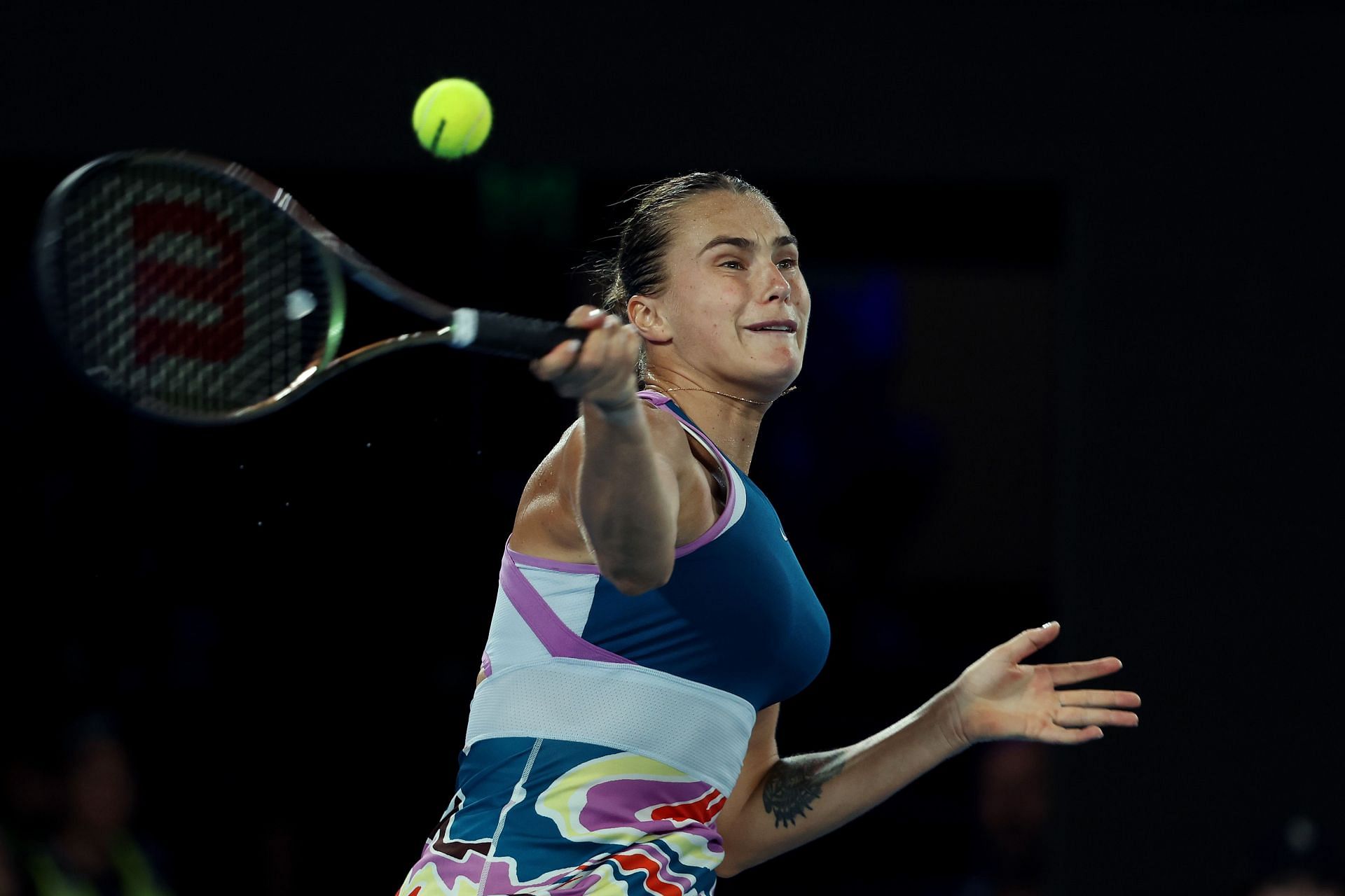 Aryna Sabalenka at the 2023 Australian Open finals