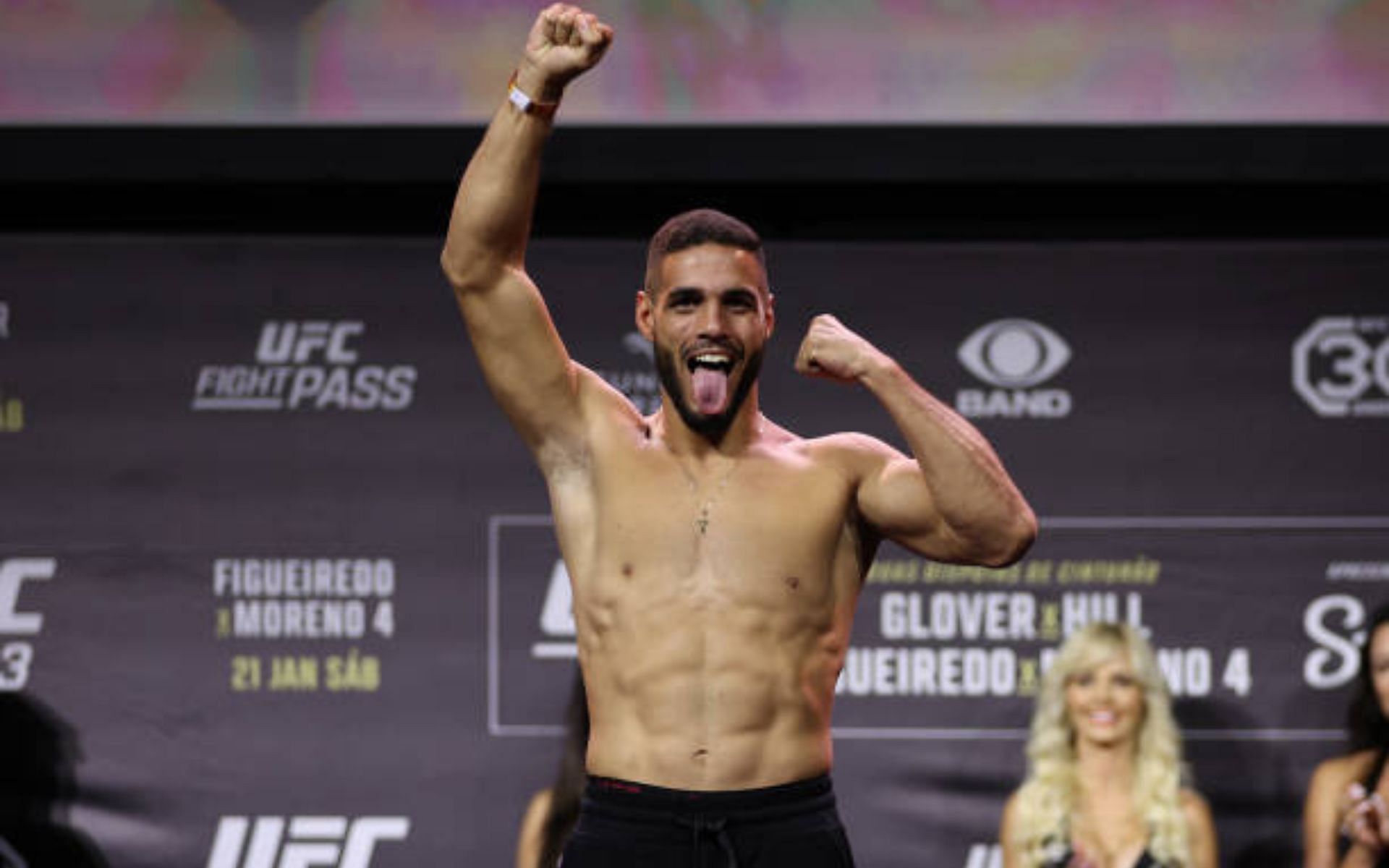 UFC welterweight Gabriel Bonfim [image courtesy of Buda Mendes/Zuffa via Getty Images]