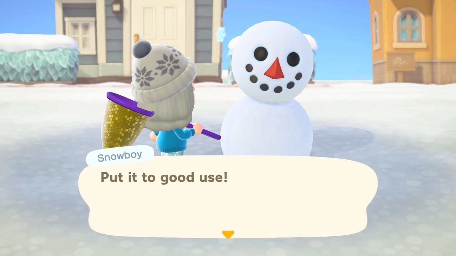 How to catch snowflakes in Animal Crossing New Horizons?