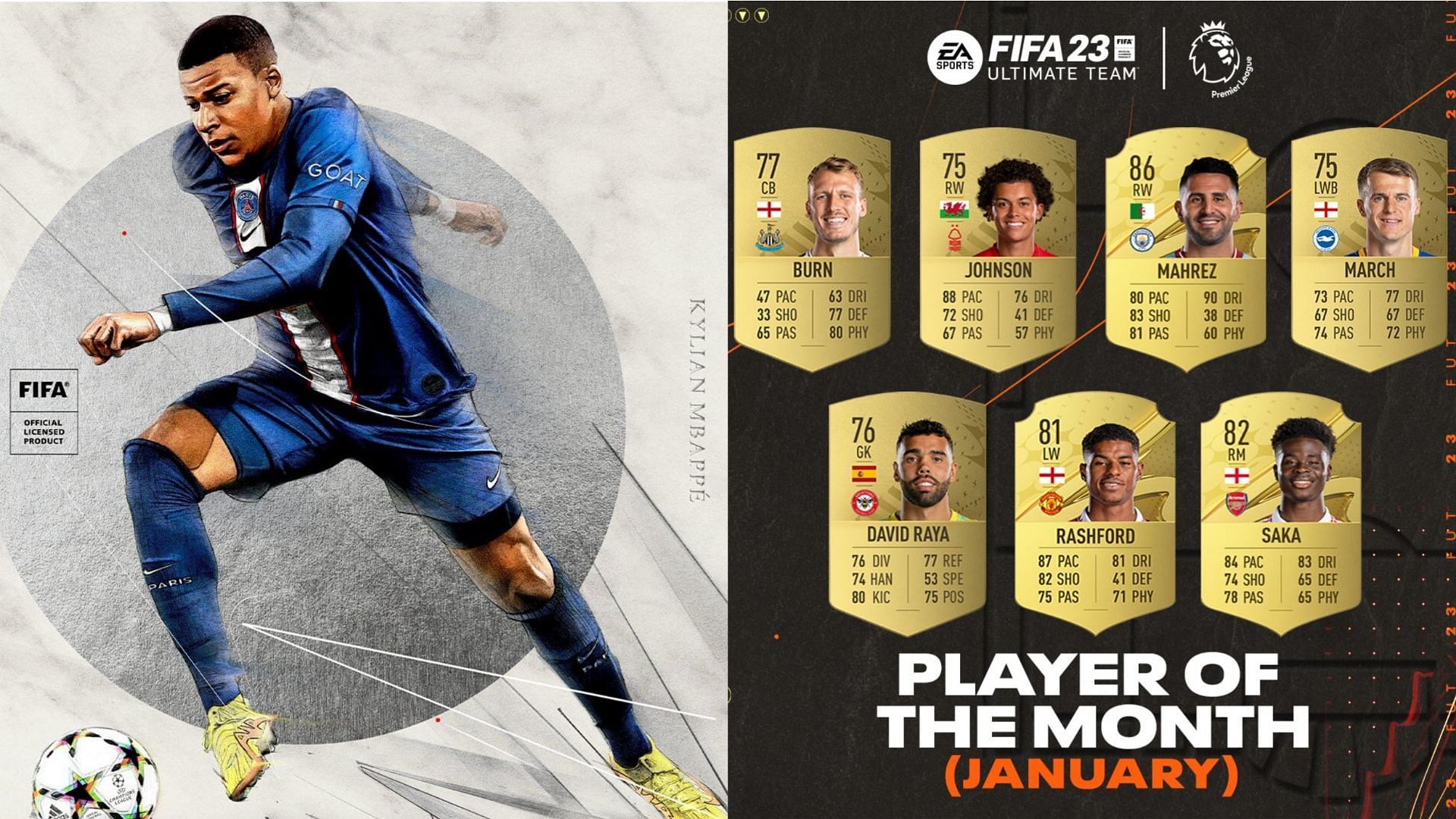 A fresh set of nominations from Premier League footballers have been released (Images via EA Sports)