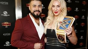 When did WWE star Charlotte Flair marry her husband Andrade?