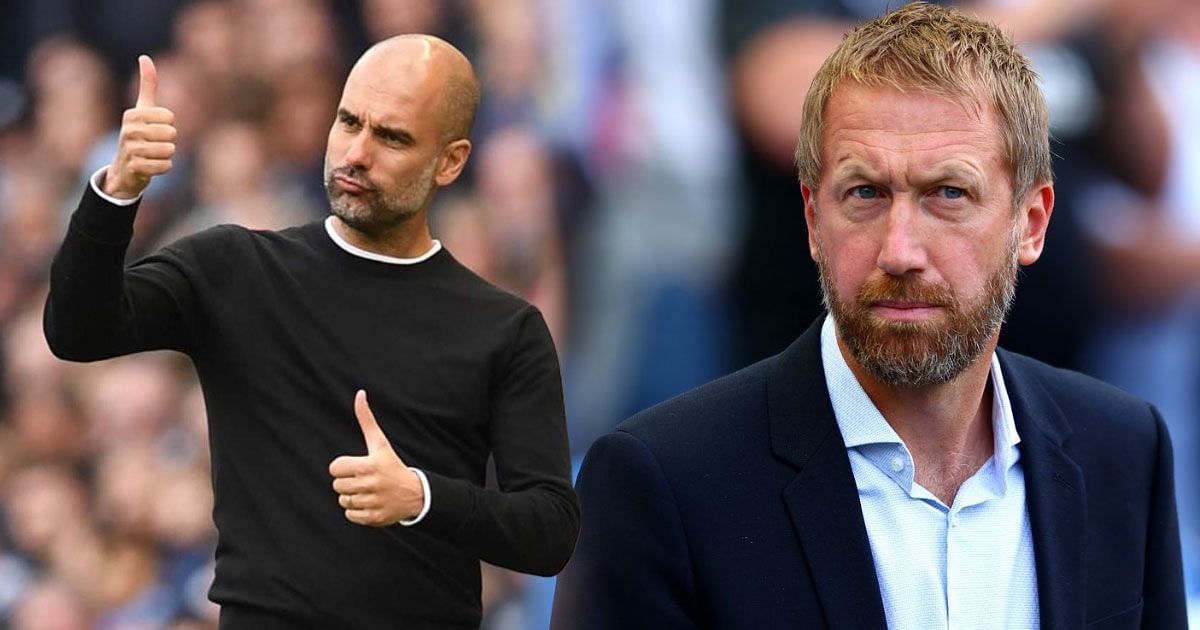 Pep Guardiola has urged Chelsea to stick with Graham Potter