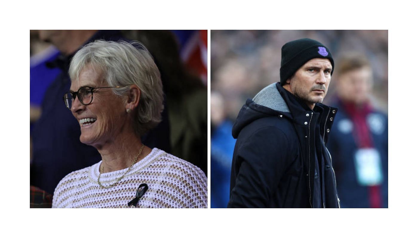 (L-R) Judy Murray and Frank Lampard 