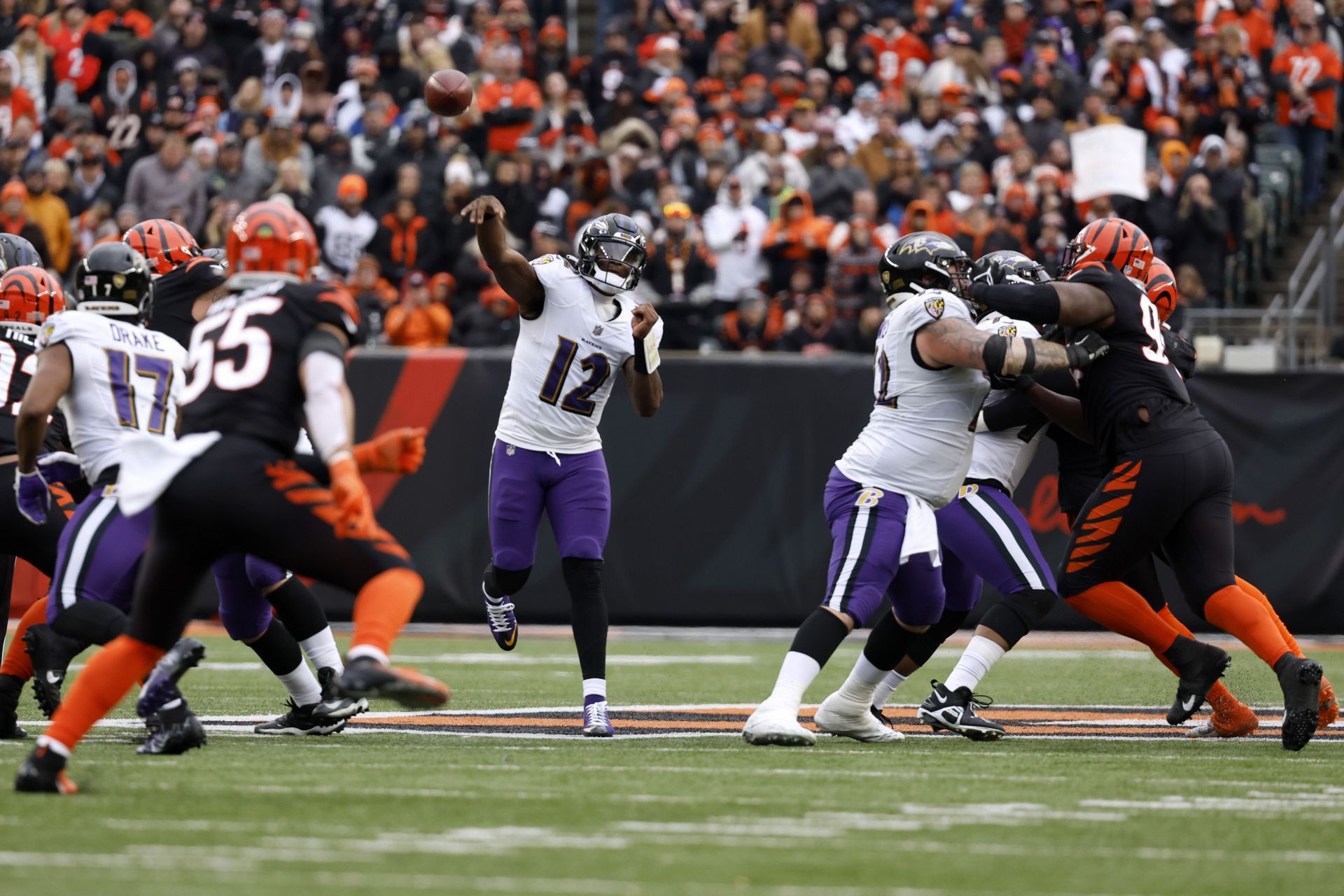 NFL Regular Season - Baltimore Ravens v Cincinnati Bengals