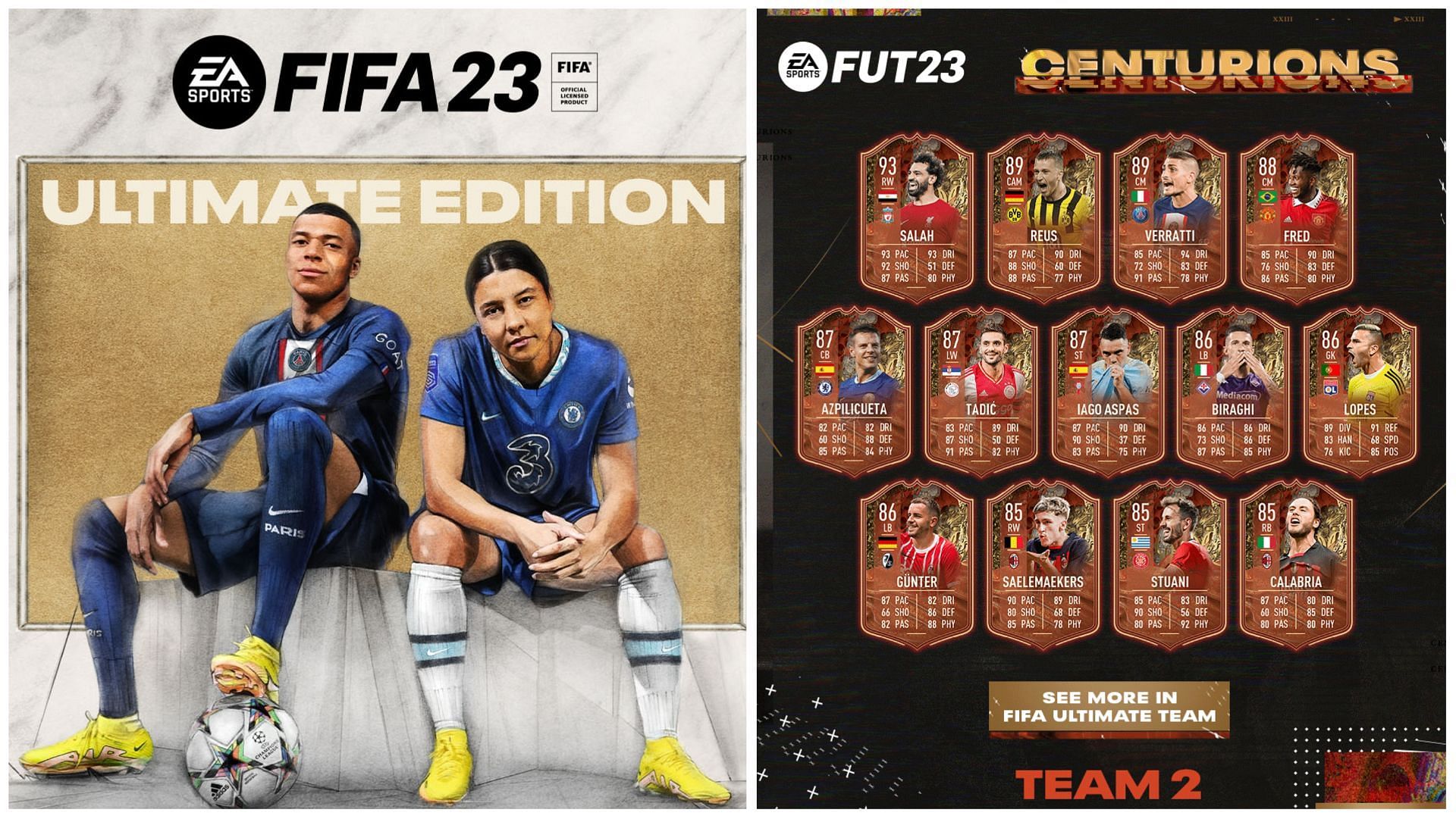 FUT Centurions Team 2 is live in FIFA 23 (Images via EA Sports)