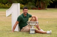 Novak Djokovic during the 2023 Australian Open Men's Champion Photocall