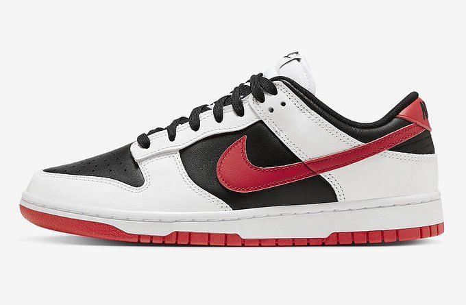 Dunk Low: Nike Dunk Low Reverse “White Black Red” shoes: Where to buy ...