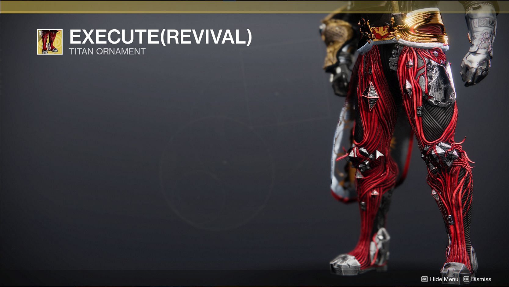 Execute (Revival) ornament for Titans (Image via Destiny 2)