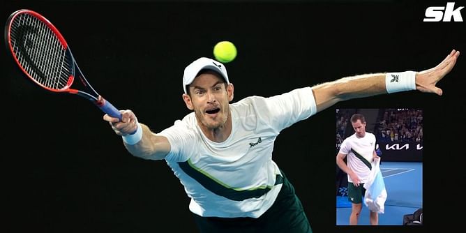 Watch: Andy Murray sets an example by cleaning his bench even after five-set marathon against Matteo Berrettini at Australian Open 2023