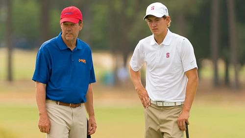 Maverick McNealy with his father Scott McNealy