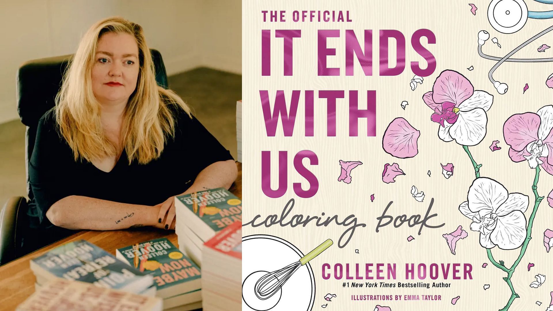 Bestselling writer Colleen Hoover apologizes for planned coloring book  based on domestic violence novel