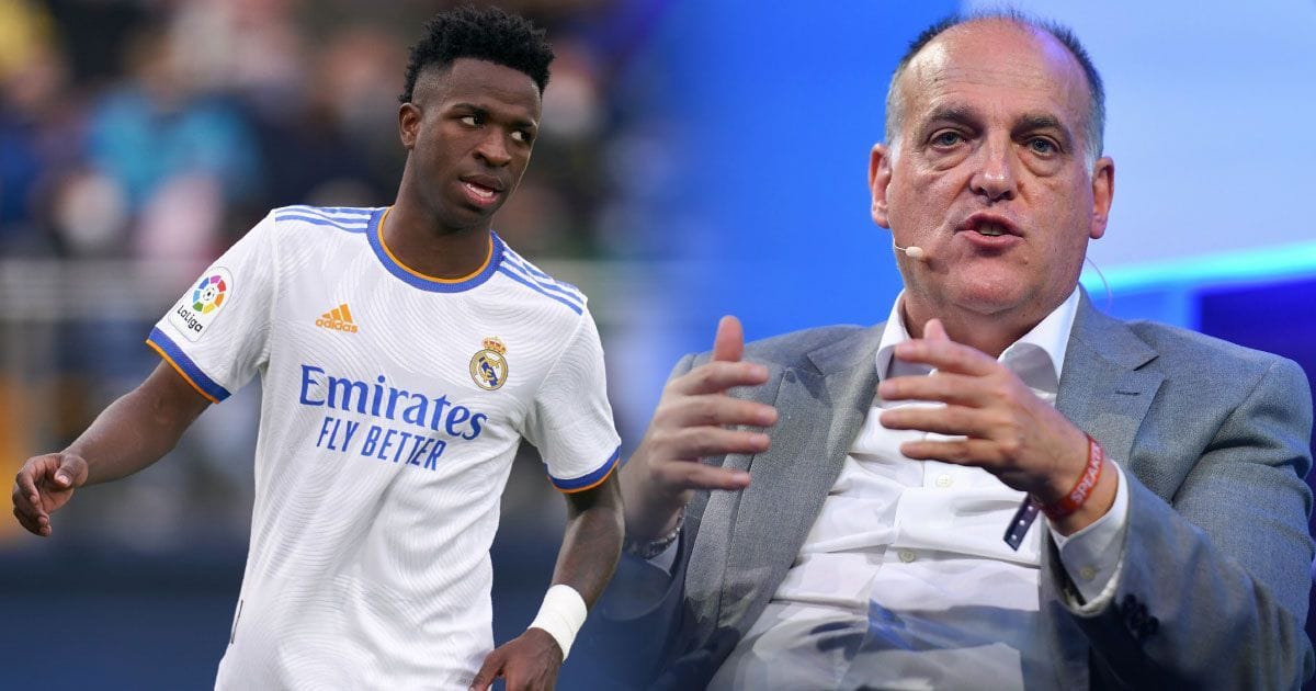 Javier Tebas hits out at Real Madrid's Vinicius Jr for calling out LaLiga after getting racially abused