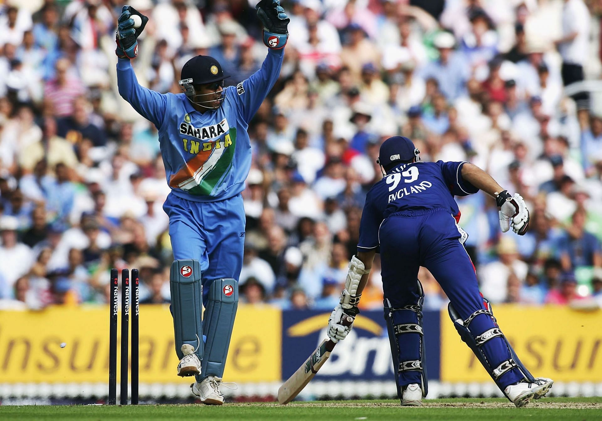 Rahul Dravid also kept wickets for India in white-ball cricket [Pic Credit: Getty Images]