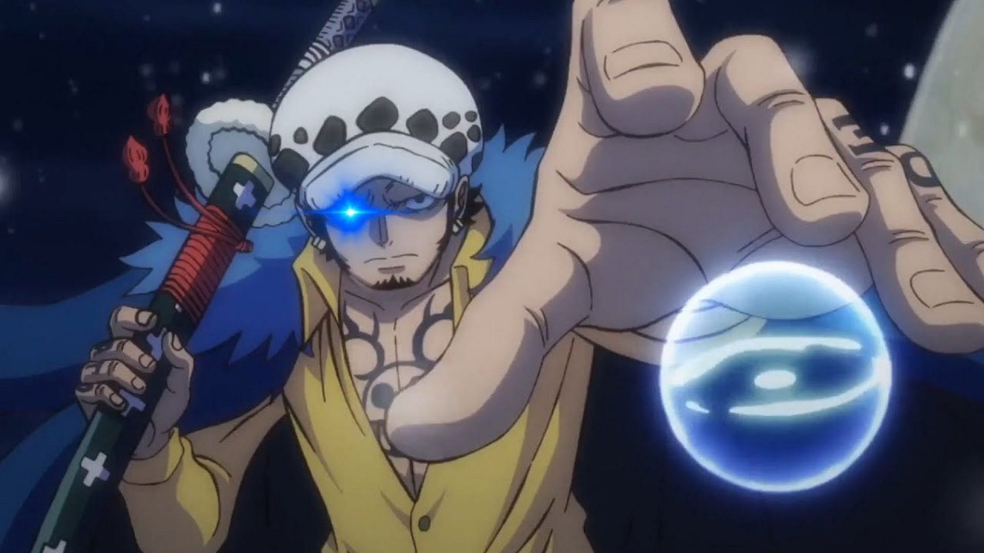 &quot;Surgeon of Death&quot; Trafalgar Law (Image via Toei Animation, One Piece)