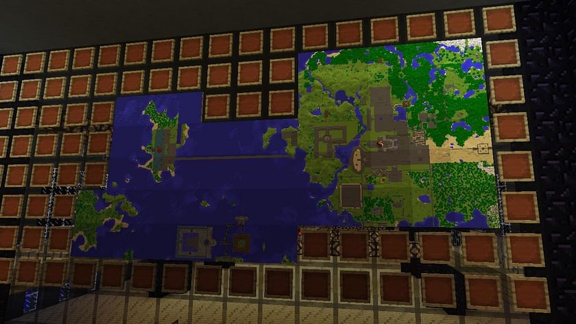 How to Map your Base in Minecraft  Easy Map Wall Tutorial #shorts 