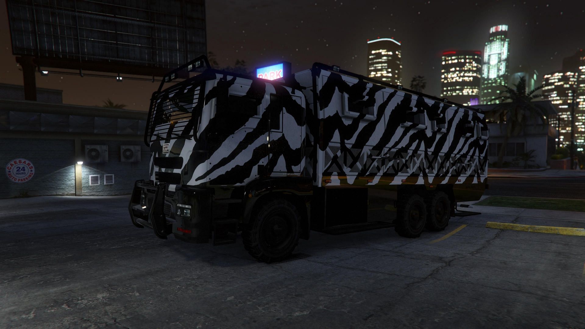 A screenshot of this vehicle with a livery on it (Image via Rockstar Games)