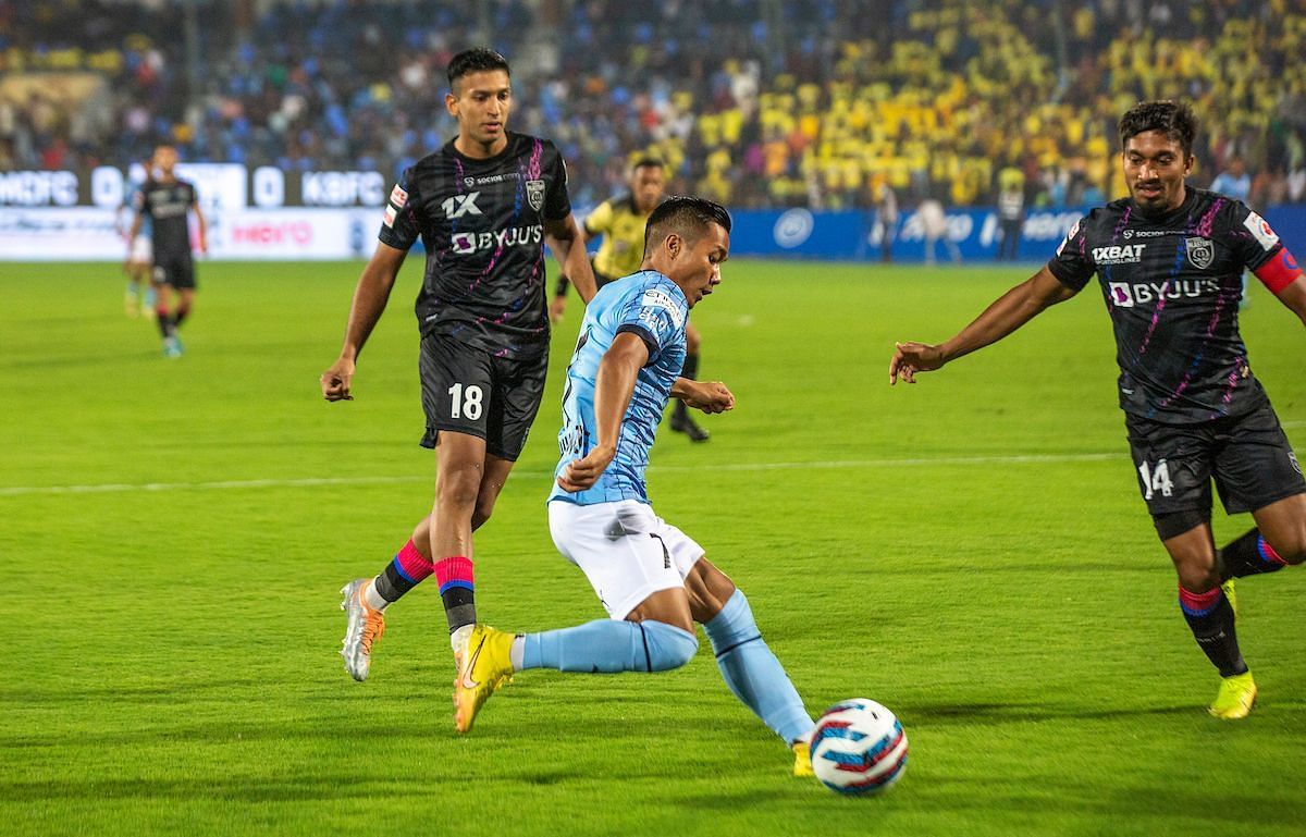 Chhangte had a good game today (Image courtesy: ISL Media)