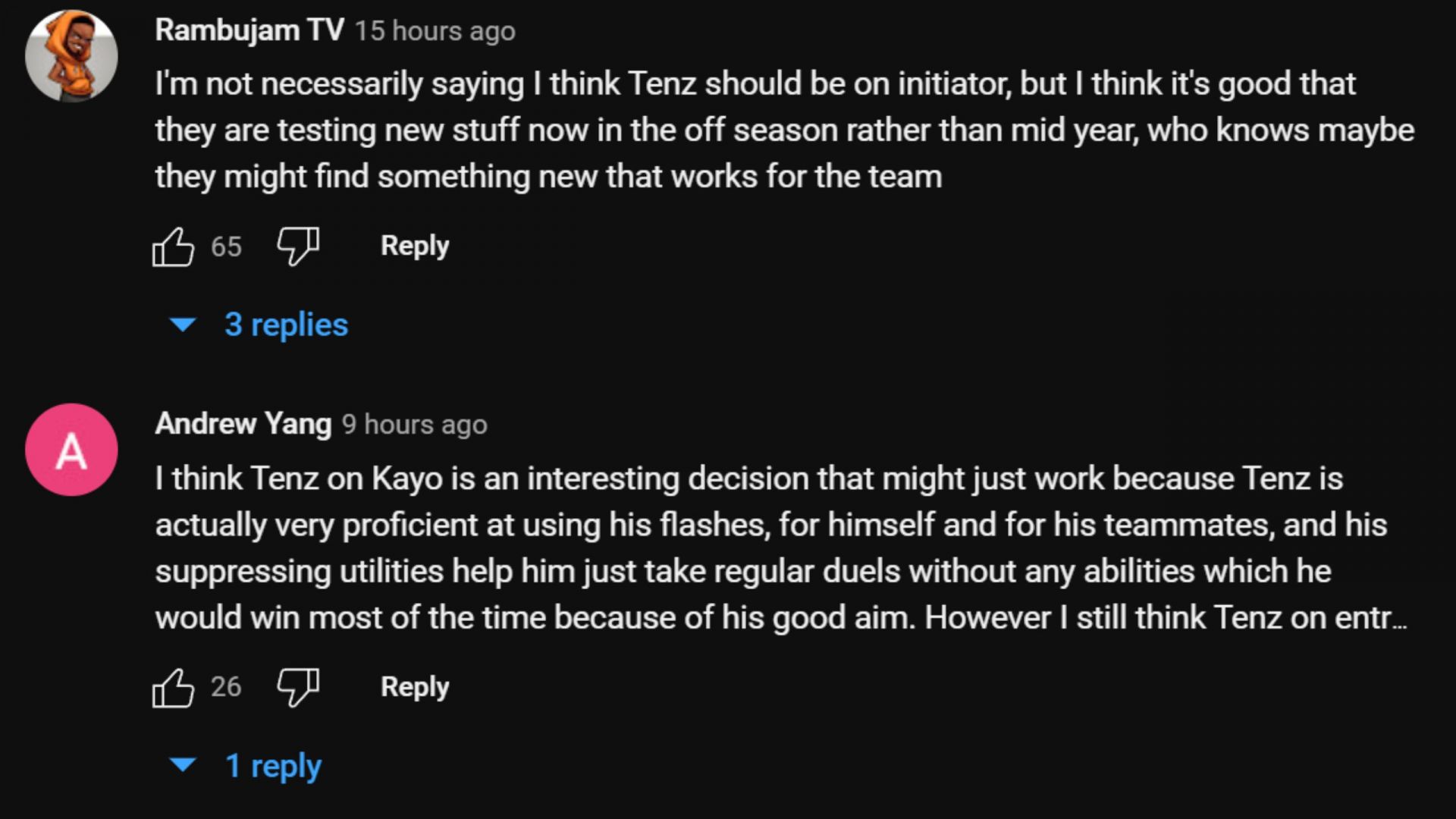 Fans share their opinions on what role TenZ should play for Sentinels (Image via Today On Valorant/YouTube)