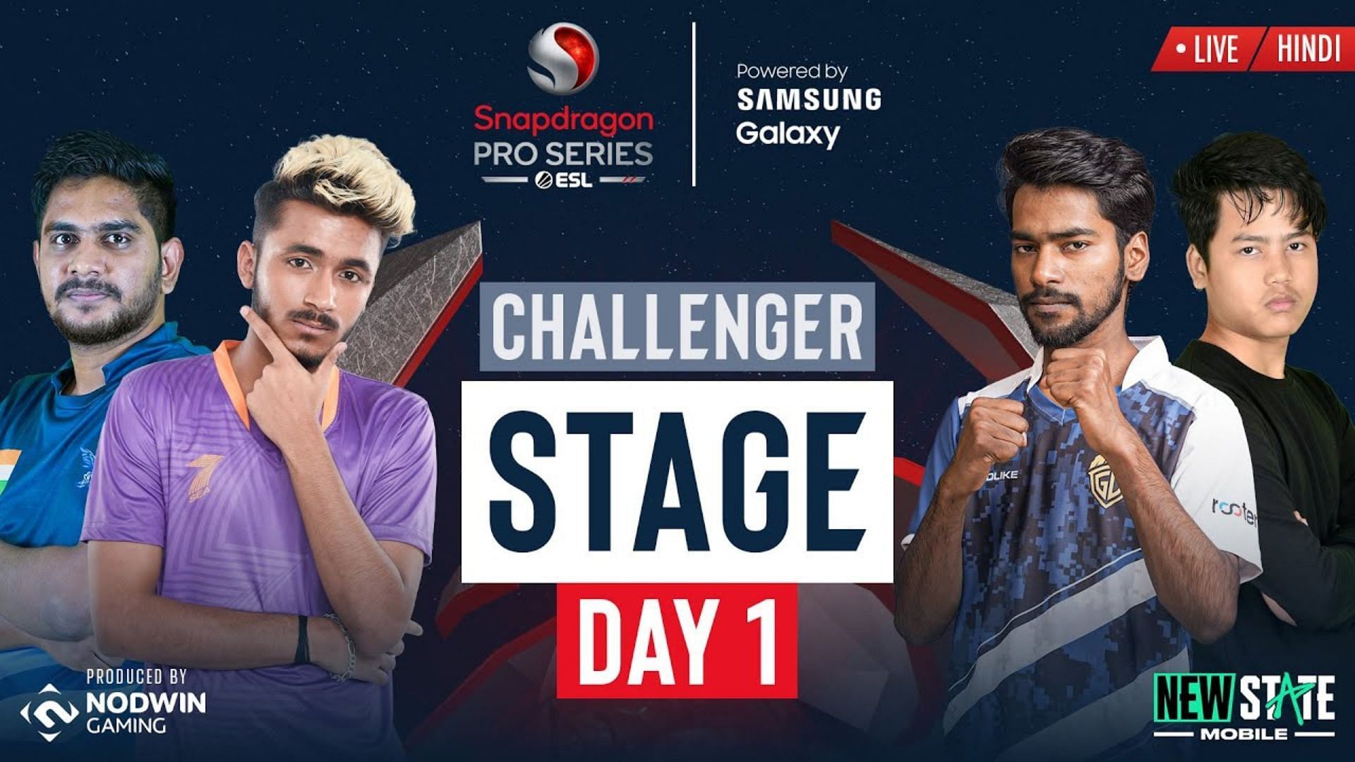 Pro Series Mobile Challenger Day 1 features teams from Group A and B (Image via ESL)